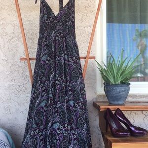 💜Xhilaration Boho Paisley Maxi Dress